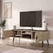 Manhattan Comfort Haley TV Stand 55.10 in White & Black Marble  in White and Black Marble TV005-WB - alternate 7